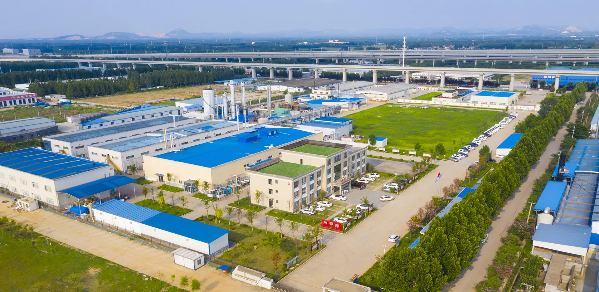 Manufacturing facility aerial
